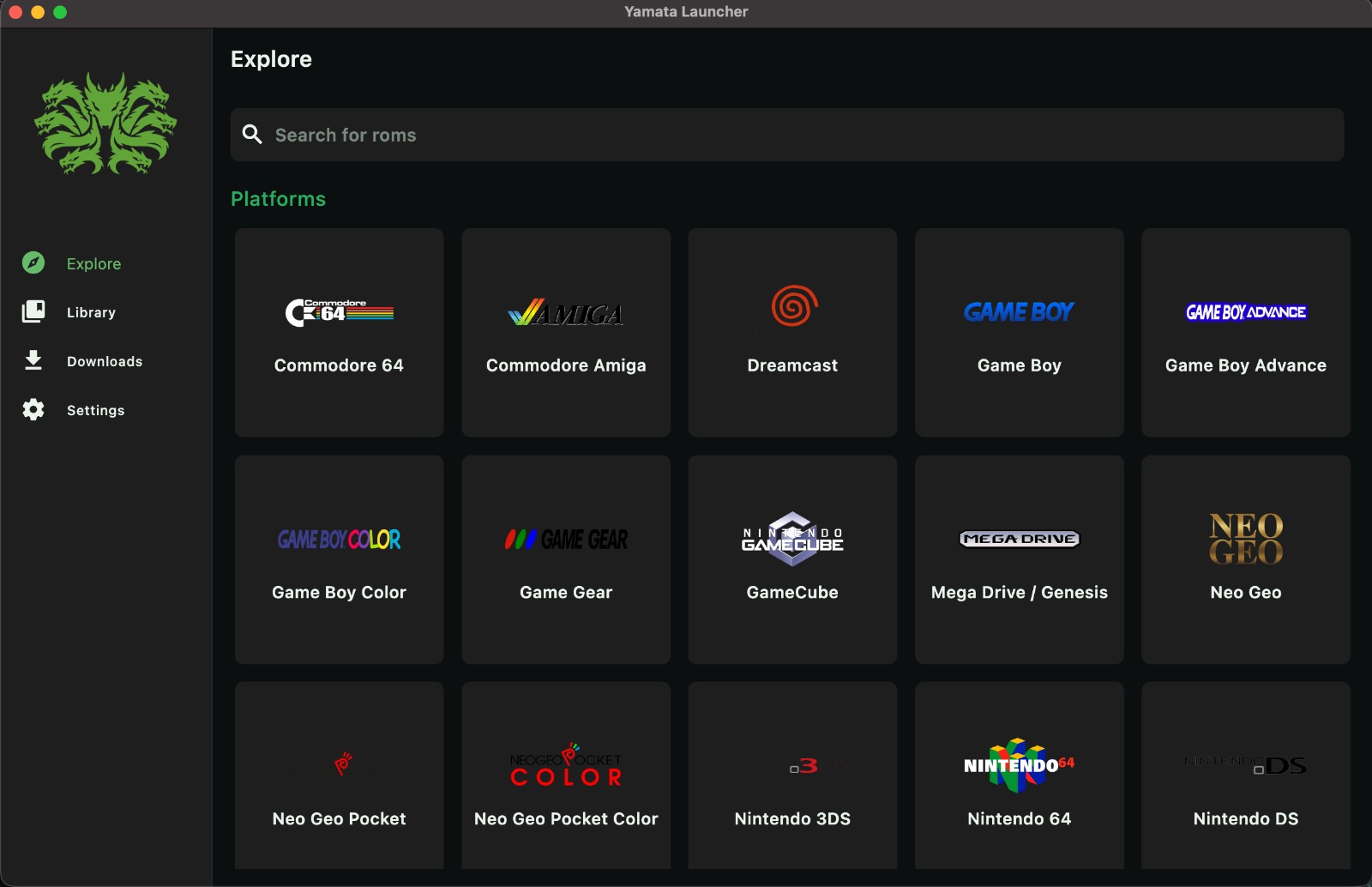Yamata Launcher on macOS